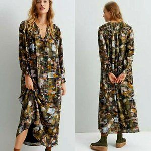Anthropologie Blair Shimmer Maxi Dress - XS Petite - NWOT